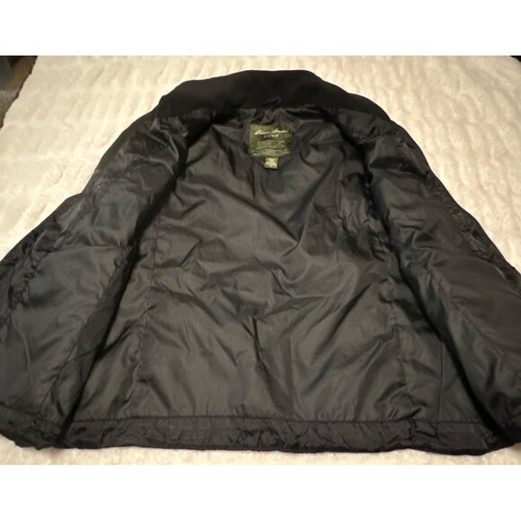 Eddie Bauer Brand Goose-Down Black Jacket Vest 100% Nylon Women's Size XL (READ) - Picture 8 of 15